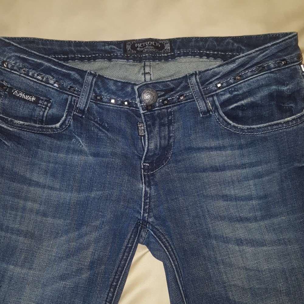 Express Rerock Embellished Jeans - Picture 3 of 7